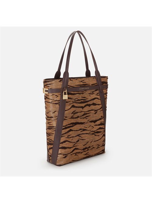 Shopper con stampa tigre ELISABETTA FRANCHI | BS10A62E2/470